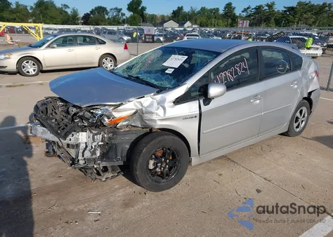 2013 Toyota Prius Four from USA, damaged, VIN JTDKN3DU6D5544357
